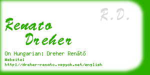renato dreher business card